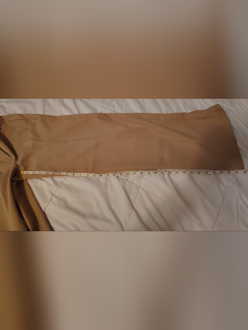 Ann Taylor Wide-Leg Trousers – Size 6 (Beige/Ta - Picture 7 of 9